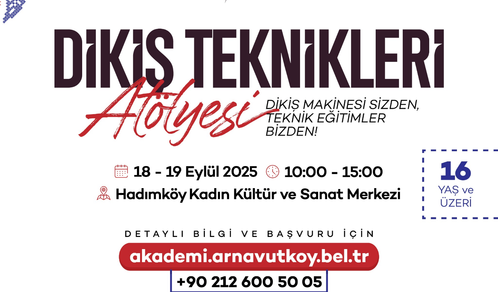 DİKİŞ TEKNİKLERİ - WORKSHOP