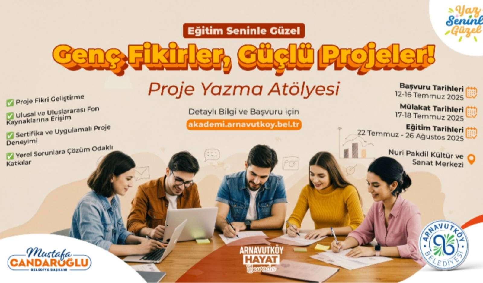 GENÇLERE YÖNELİK PROJE YAZIM VE HİBE KAYNAKLARI EĞİTİMİ