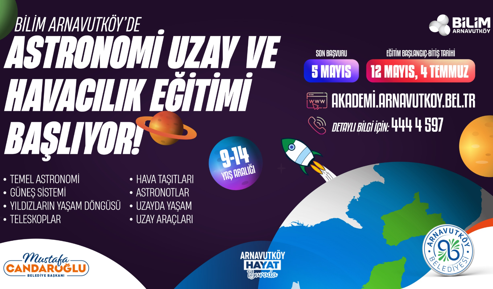 Astronomi Uzay ve Havacılık Eğitimi